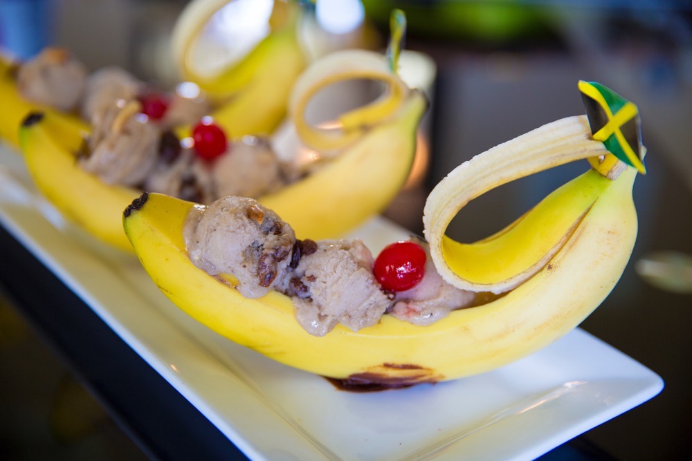 vegan banana split - Dajen restaurant 