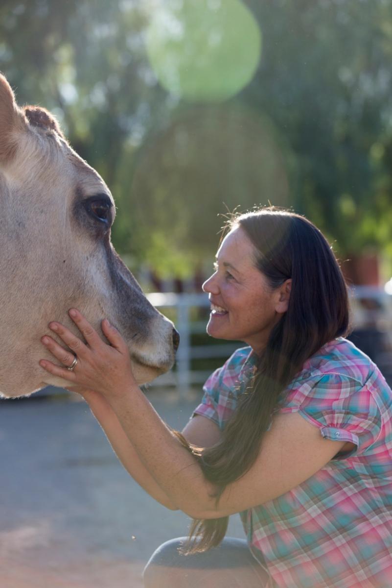 Ellie at the sanctuary