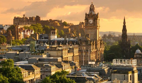 Photograph of Edinburgh, Scotland landscape