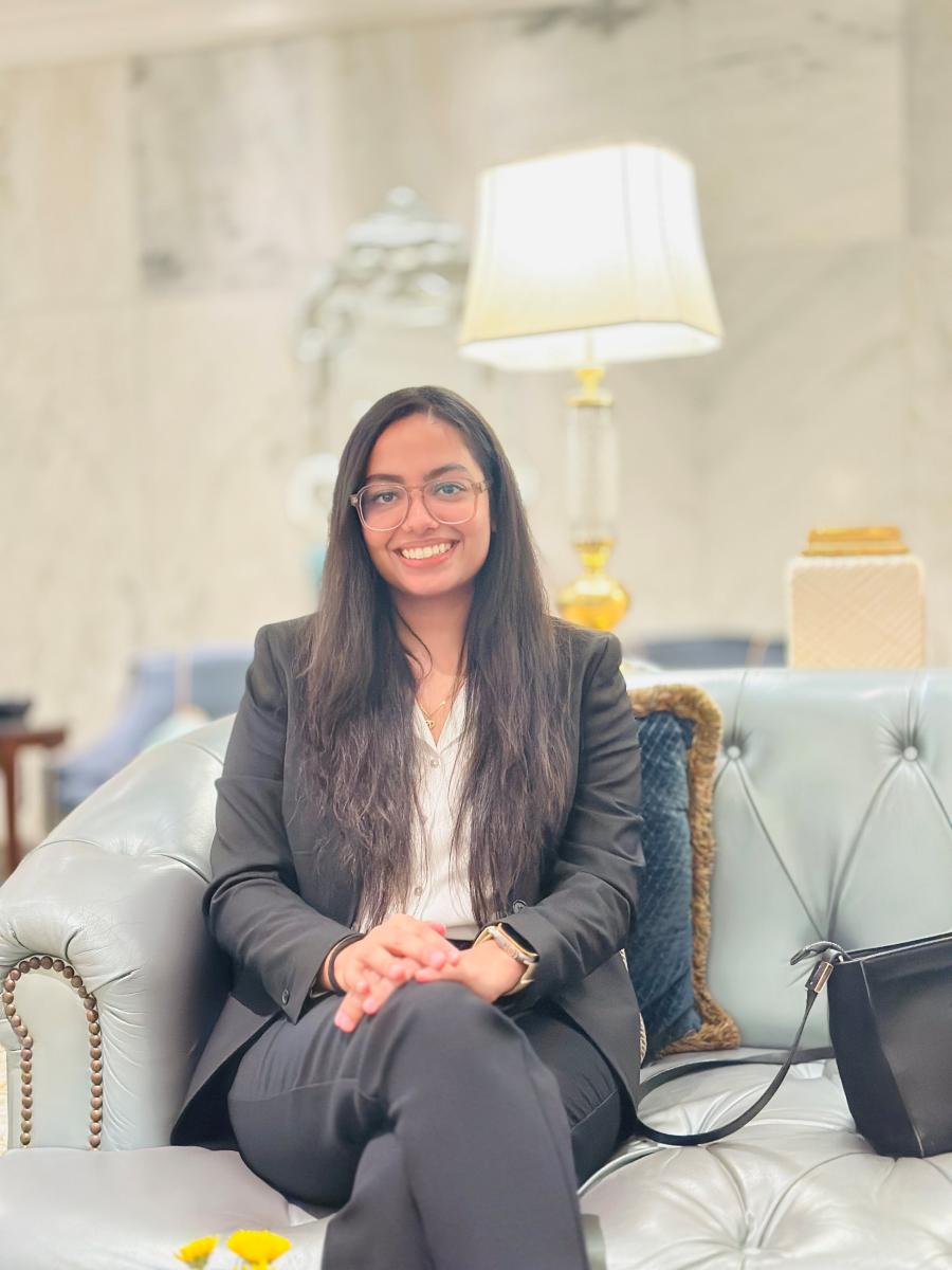 Esha, Community Network volunteer