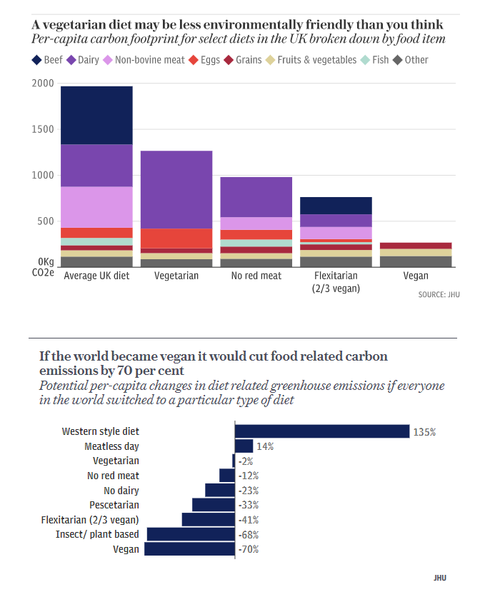 Vegan Food Substitutions Chart