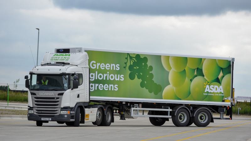 Asda truck vegan