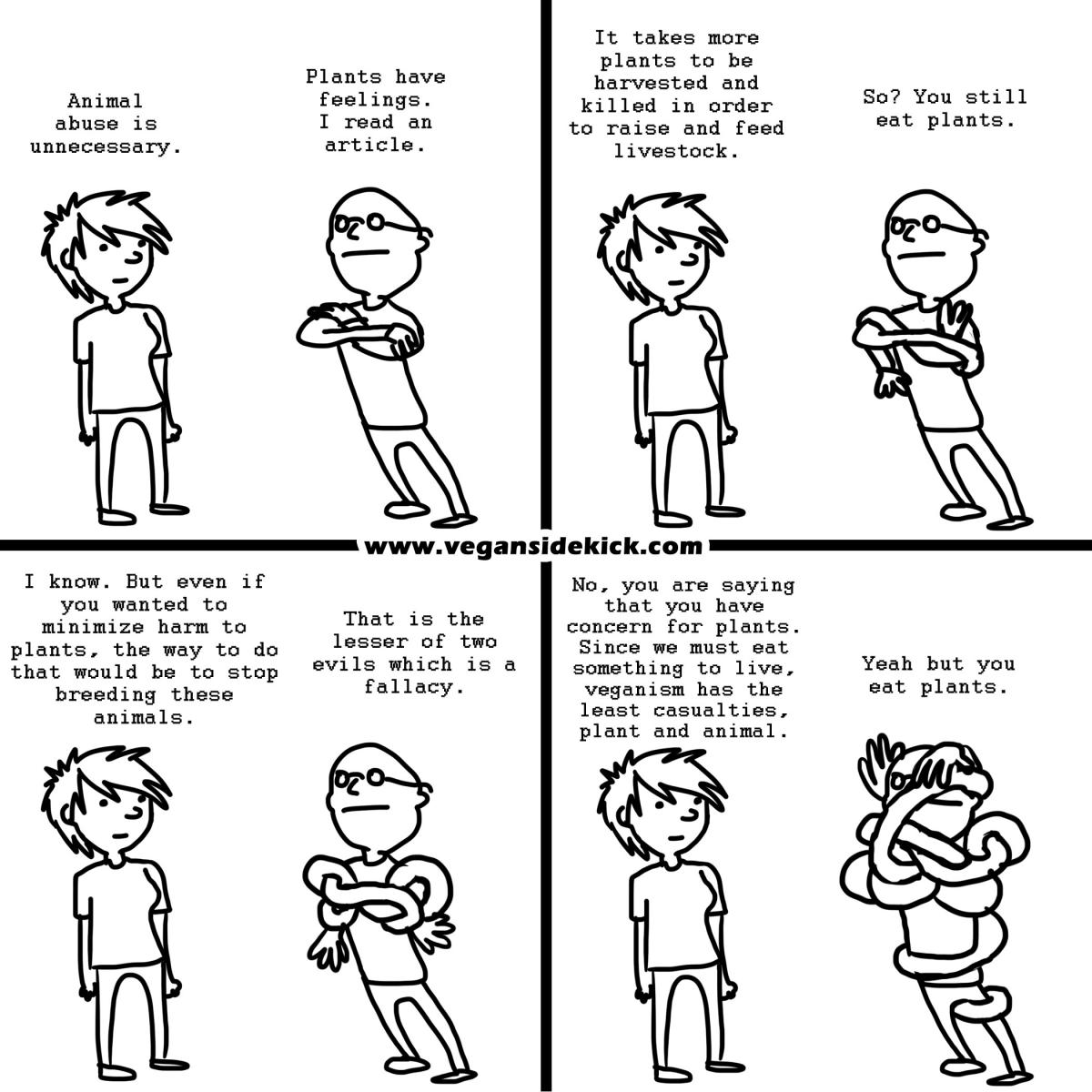 Vegan Sidekick comic