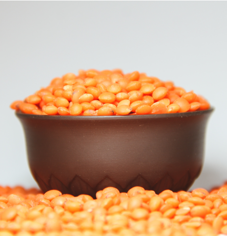 lentils in a bowl