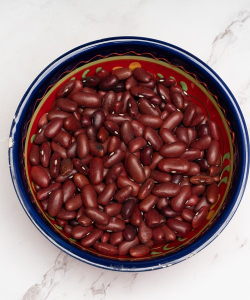 image of red kidney beans in a bowl