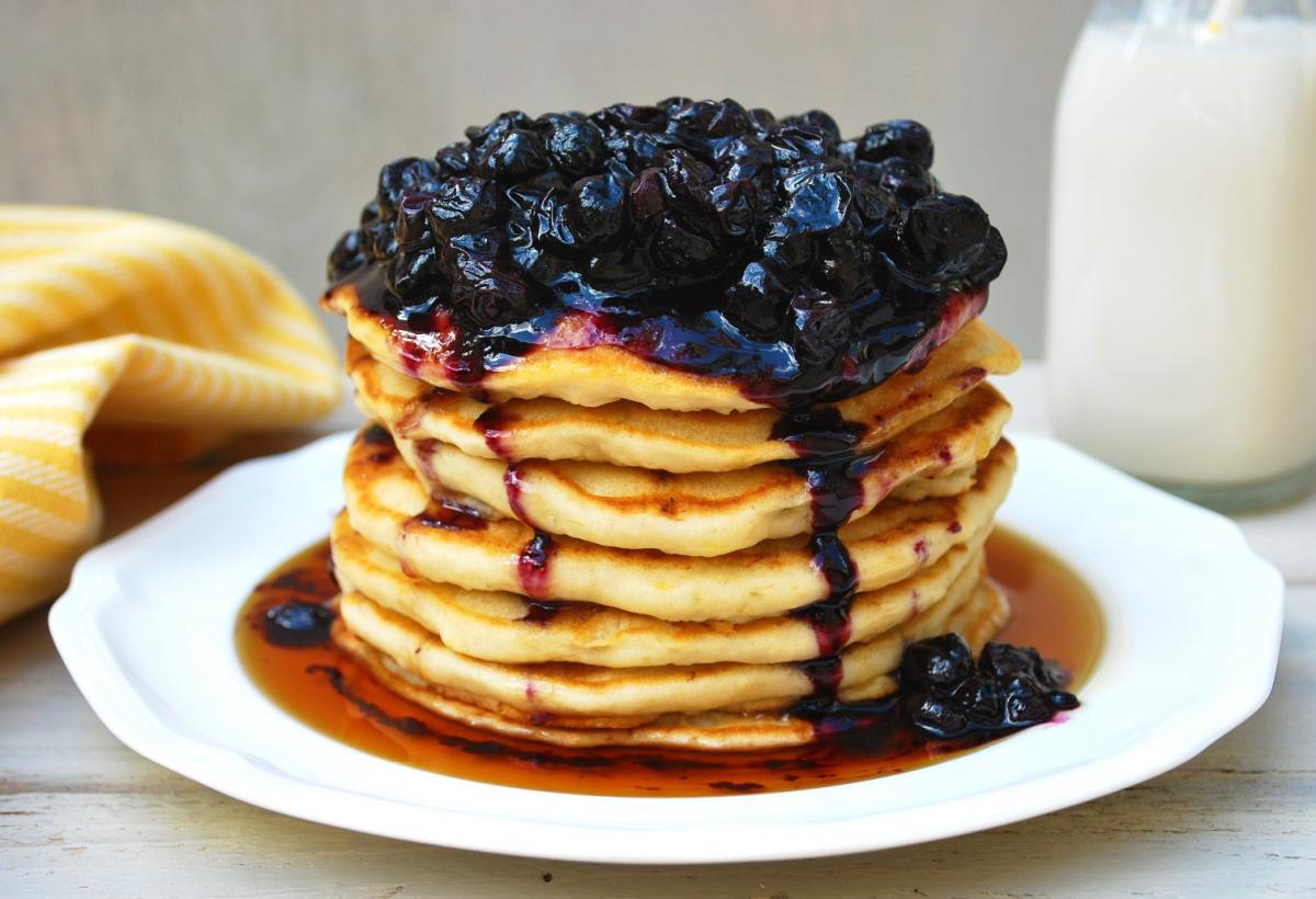 blueberry pancakes