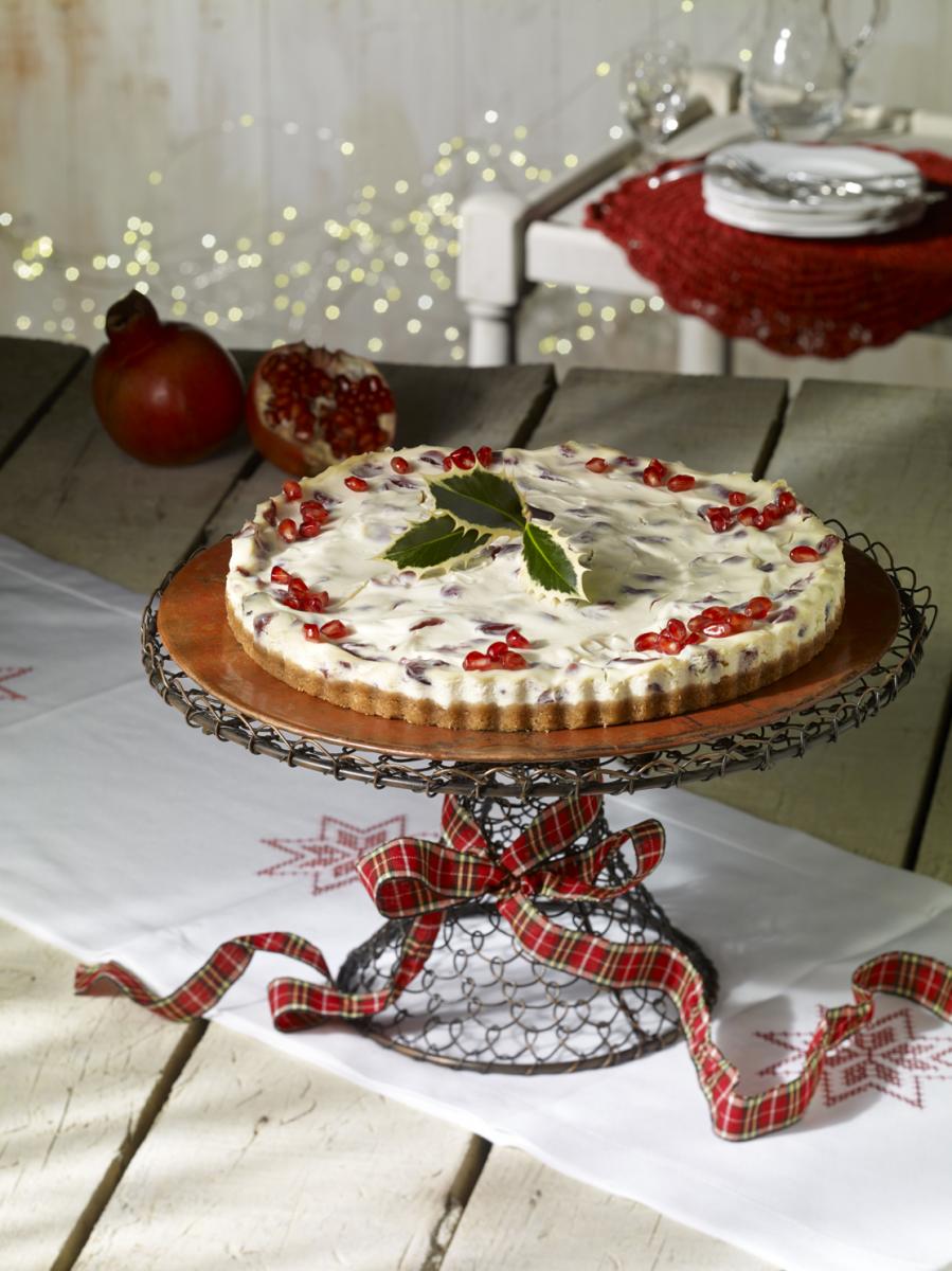 Christmas cheesecake